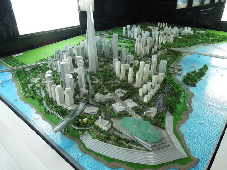 Zukünftiger Central-Park in Chongqing